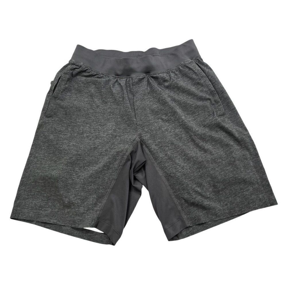 Lululemon Men's T.H.E Short Luxtreme Liner 9" Short Heathered Black Size Medium